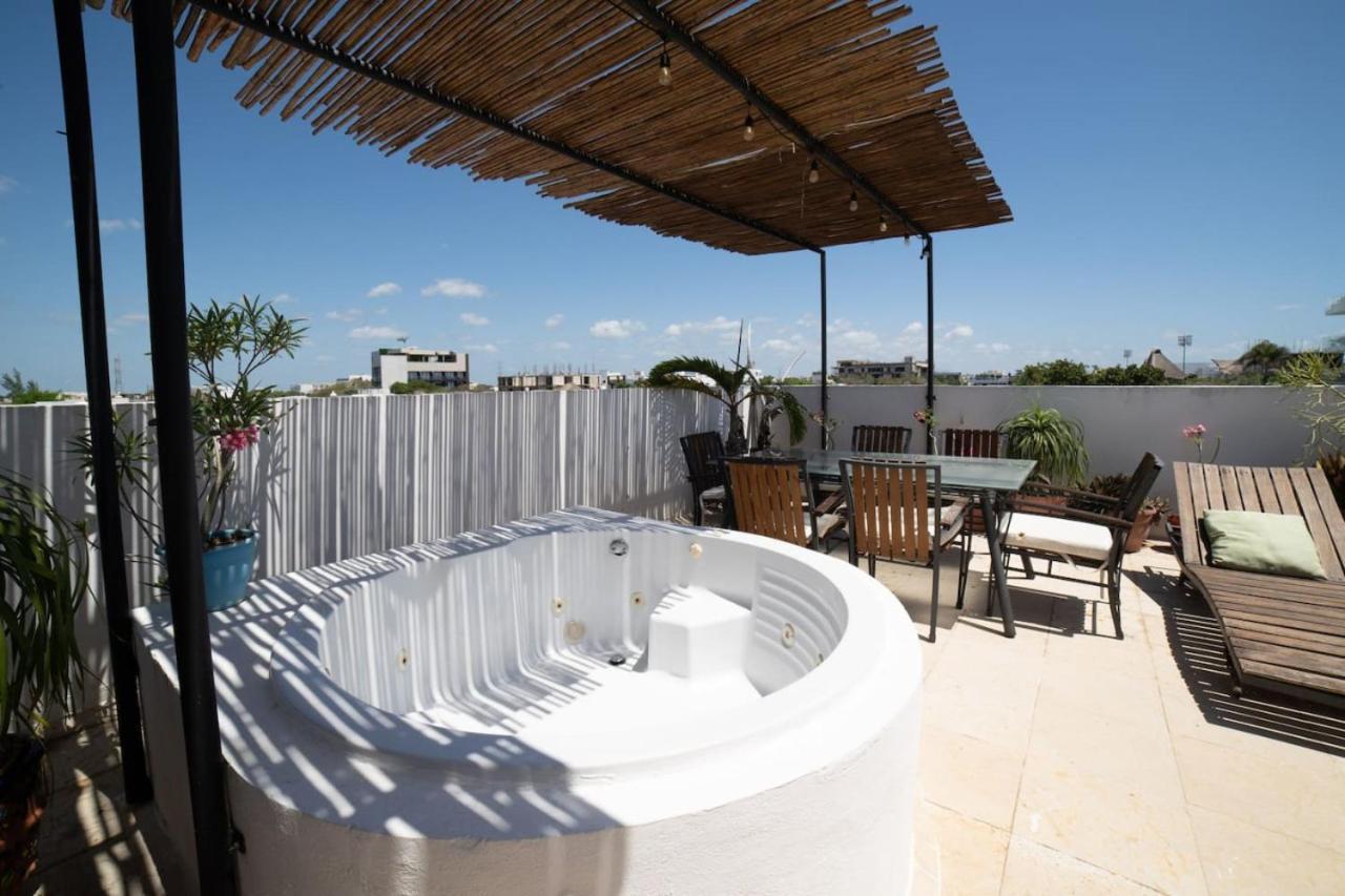 Papaya 20 Super Ph 2 Bedroom With Private Rooftop - Jacuzzi * Playa del Carmen